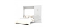 Full PUR Wall Bed with Storage 95"
